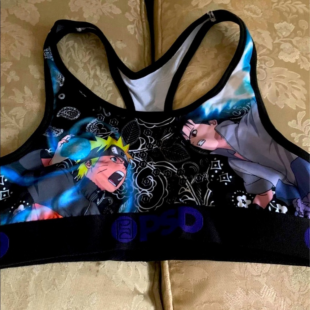 PSD Naruto and sasuke sports bra